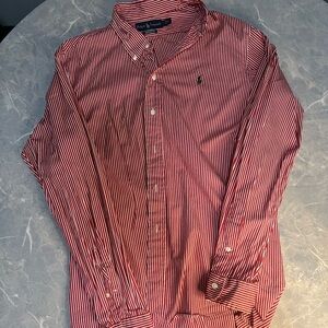 Ralph Lauren Red Casual Button Down Shirt